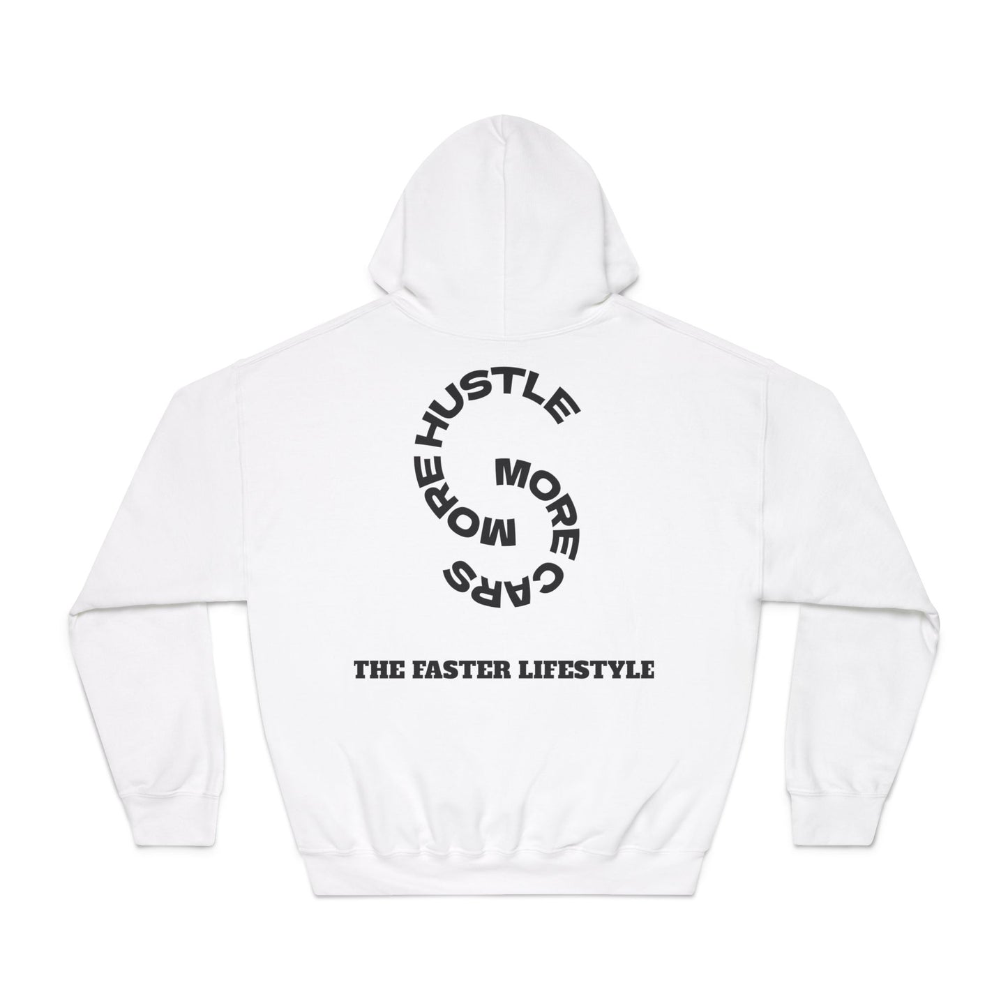 Faster Lifestyle Hoodie Black & White
