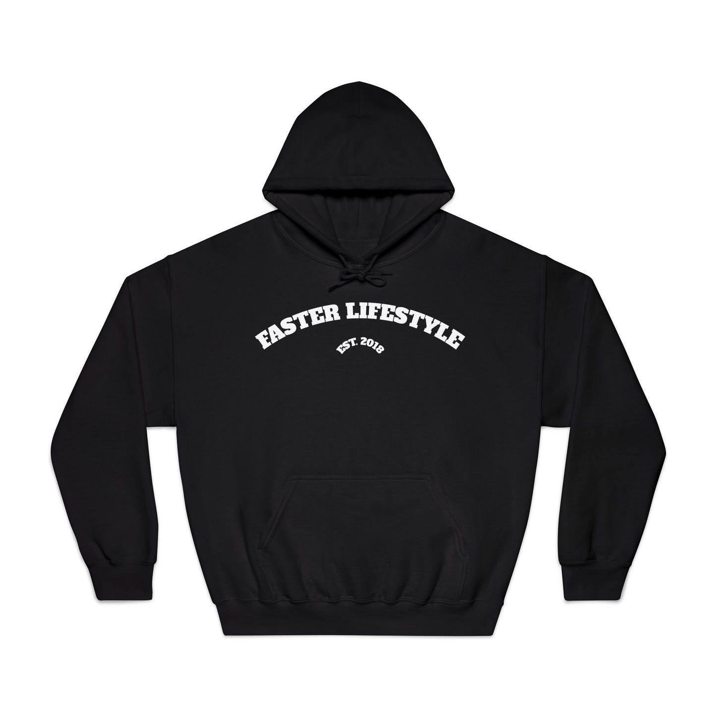 Faster Lifestyle Hoodie Black & White
