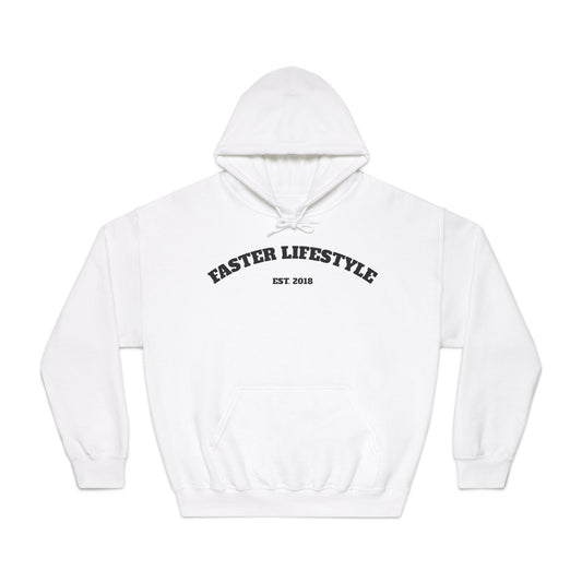 Faster Lifestyle Hoodie Black & White